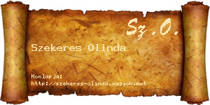 Szekeres Olinda névjegykártya